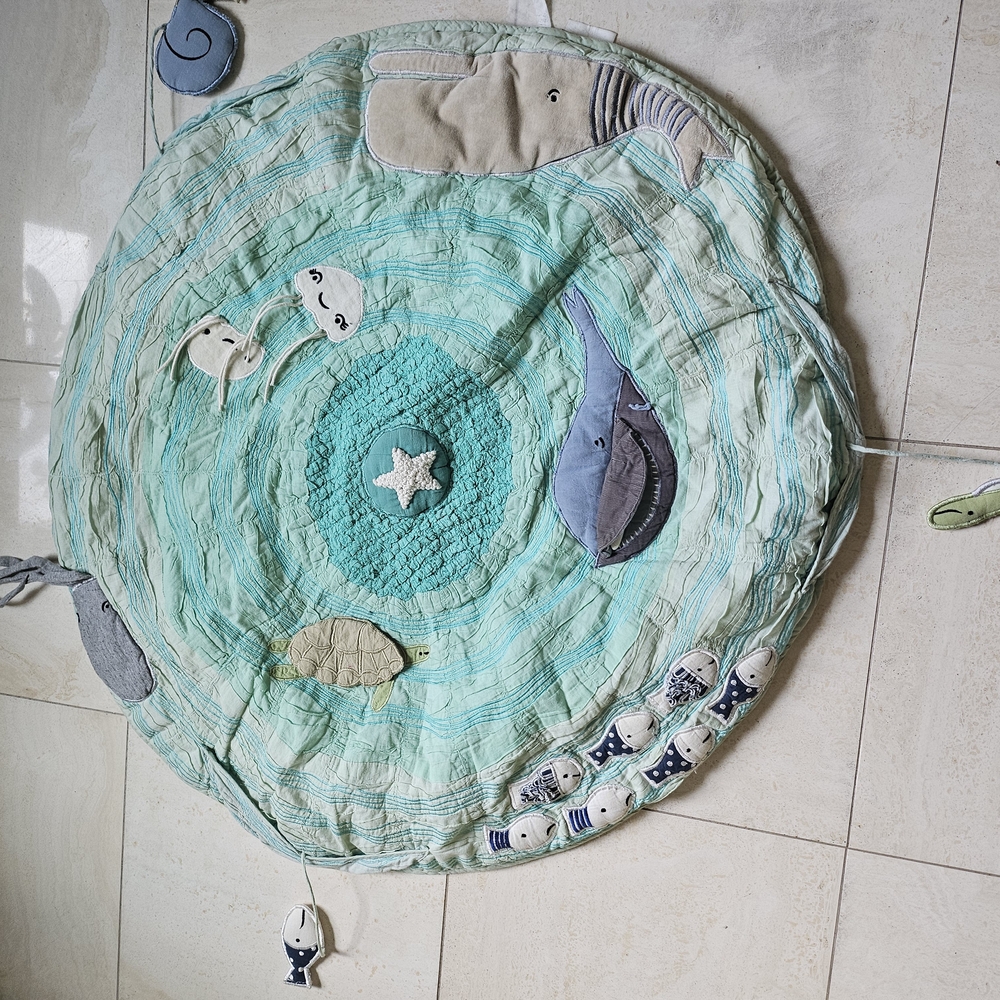 Crate & KidsOcean-Themed Baby Activity Play Mat
